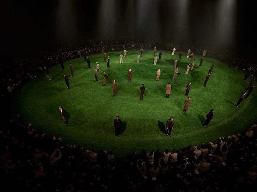 FW25 · ZEGNA — The Wool Meadow, set photography from the show record