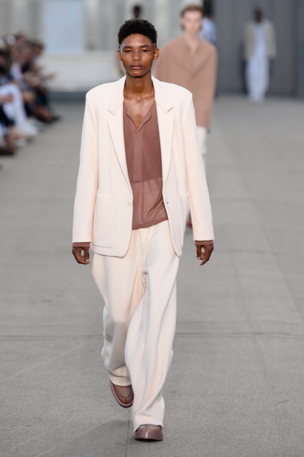 SS23 · ZEGNA — The Mill Rooftop, set photography from the show record